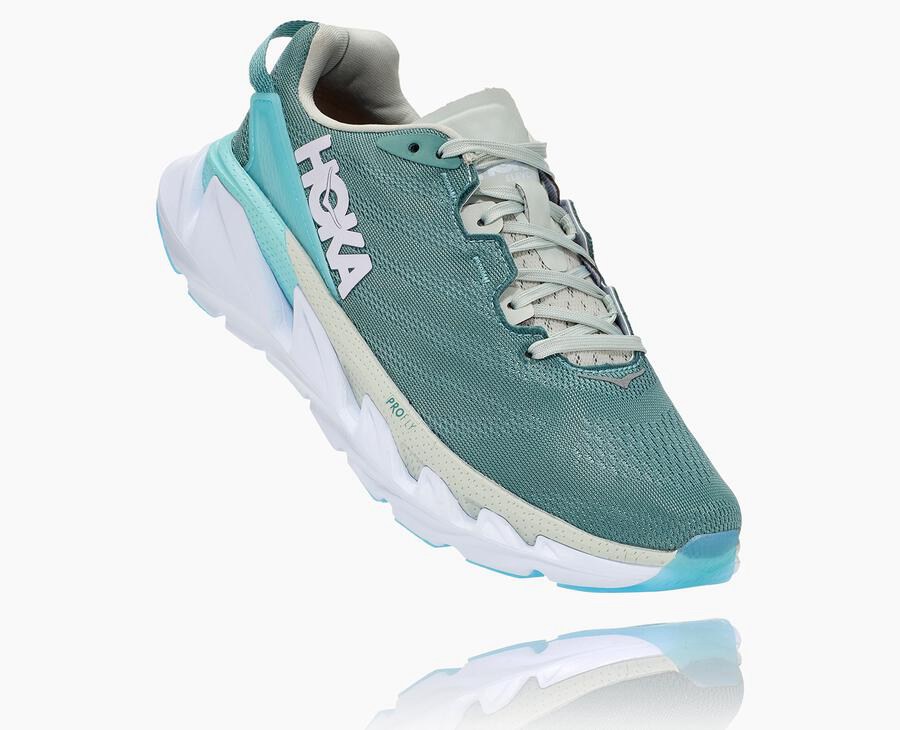 Hoka One One Løbesko Dame - Elevon 2 - Blå/Hvide - 984371OJK